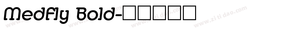 Medfly Bold字体转换